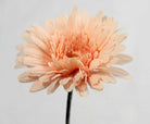 Artificial Silk Flocked Stem Gerbera