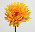 Artificial Silk Flocked Stem Gerbera