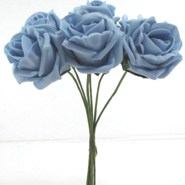 Artificial Colourfast Cottage Rose Bud Bunch