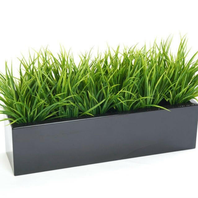 Artificial Grass Bushes in Trough
