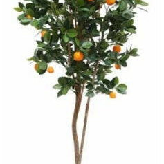 Artificial Silk Orange Fruit Tree
