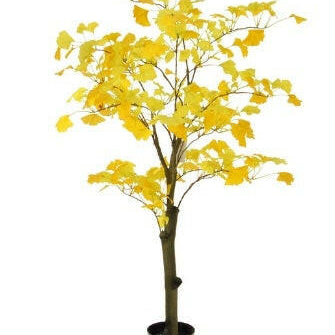 Artificial Silk Gingko Golden Tree 