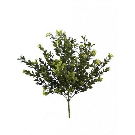 Artificial Flowering Boxwood Bush UV x6 Saver Pack