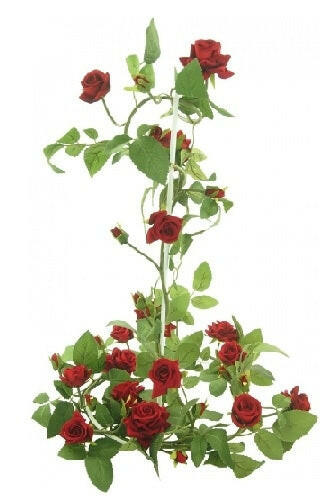 ArtificialOpen  Silk Supreme English Rose Garland