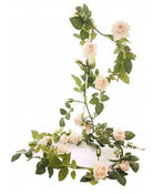 ArtificialOpen  Silk Supreme English Rose Garland
