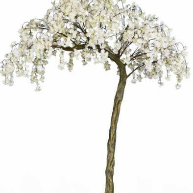 Artificial Silk Curved Weeping Cherry Blossom Bespoke Tree