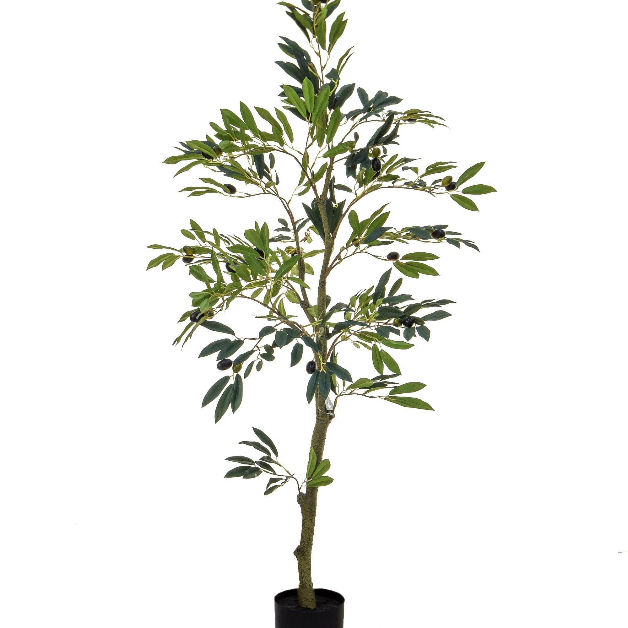 Artificial Silk Olive Fruit Tree