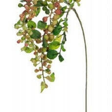 Artificial Hanging Berry Foliage Spray
