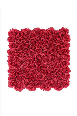 Artificial Silk Rose Head Panel (81 Rose Heads)