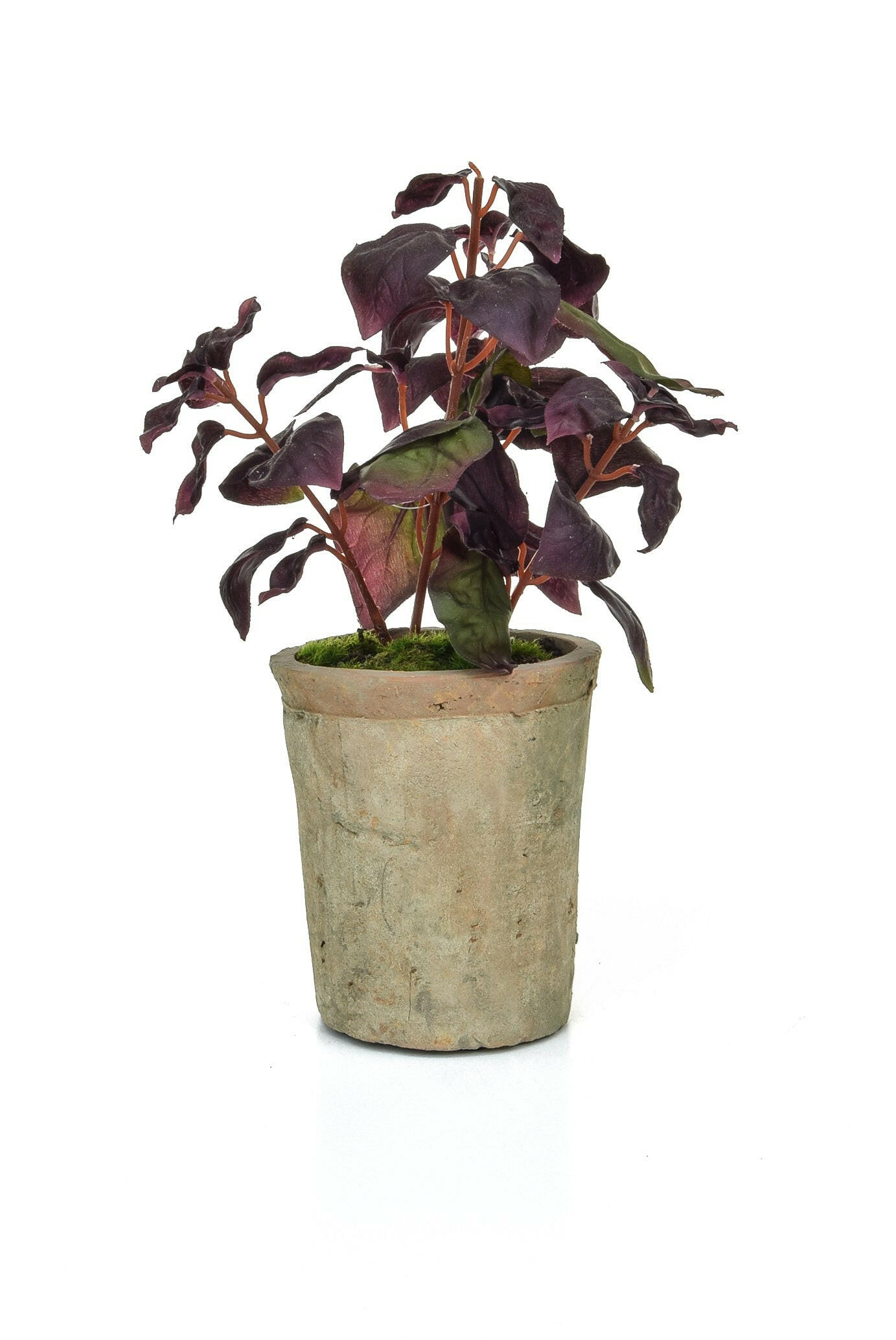 Artificial Silk Potted Herb - Basil