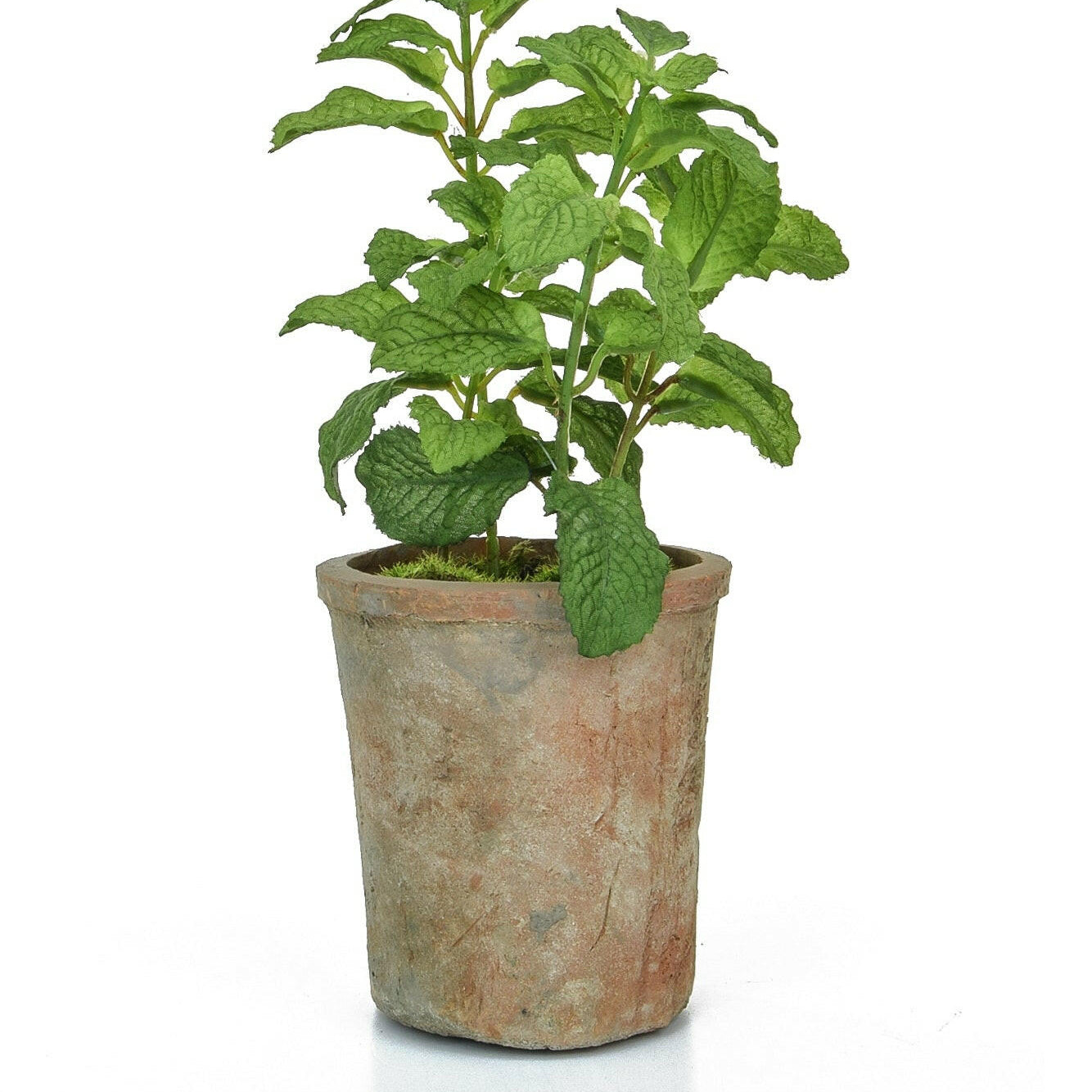 Artificial Silk Potted Herb - Mint