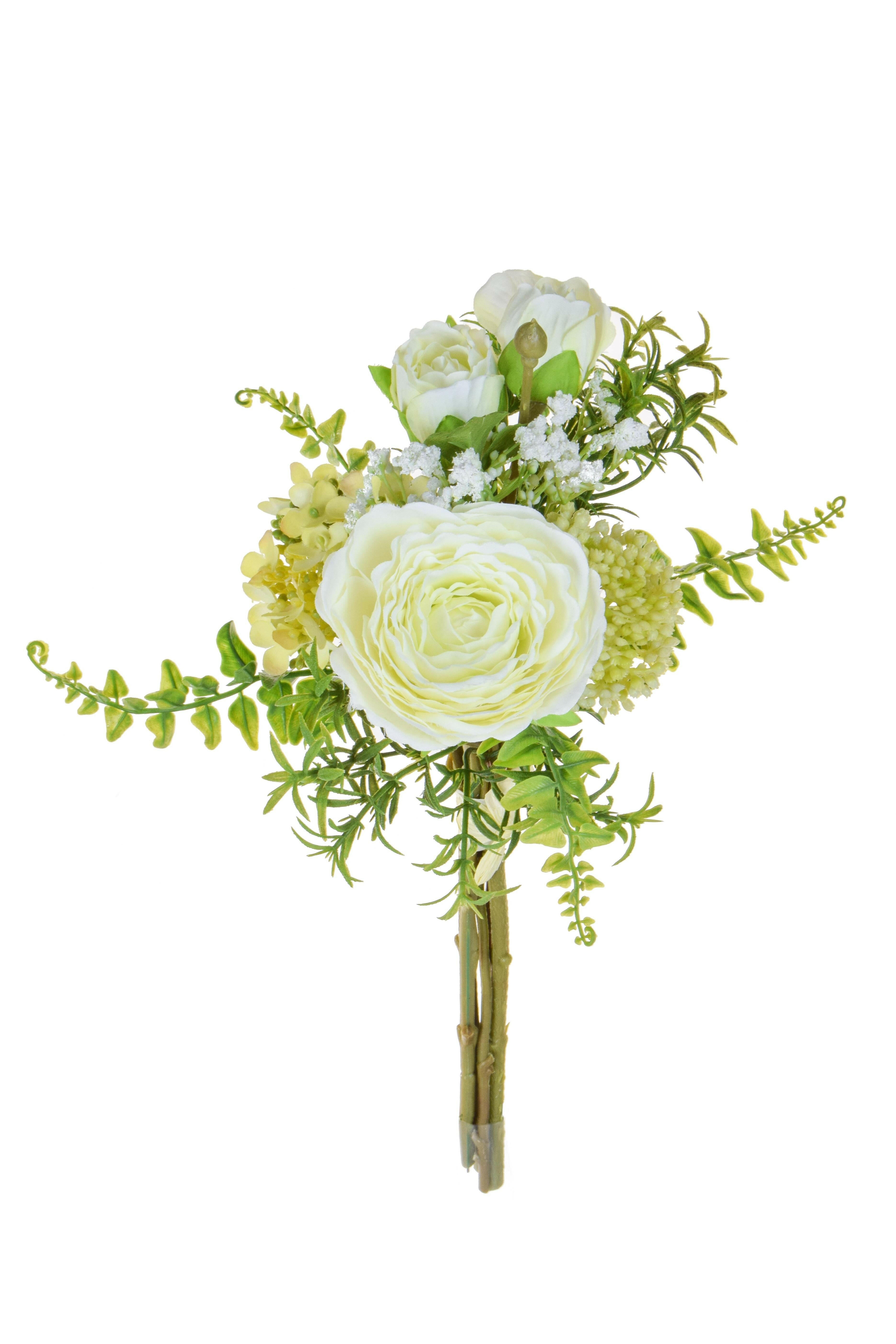 Artificial Silk Ranunculus Bouquet