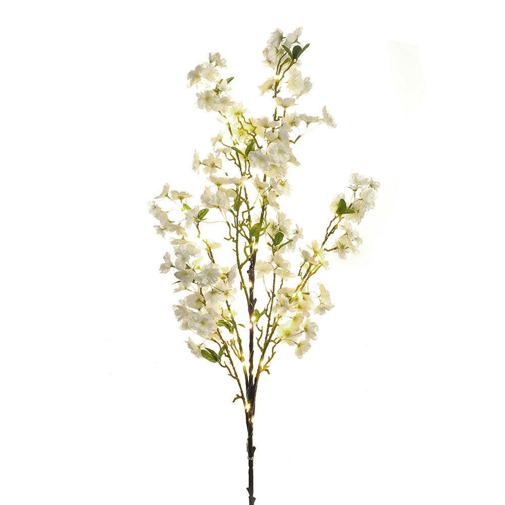 Artificial Silk Cherry Blossom Branch With Lights