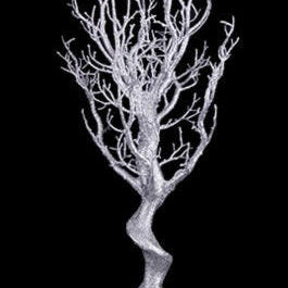 Artificial Glitter Manzanita Tree