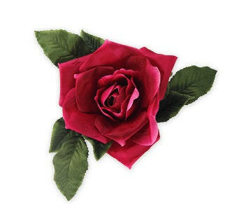 Artificial Silk Rose Head XL