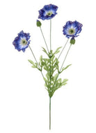 Artificial Silk Poppy Single Stem