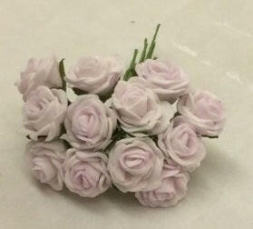 Artificial Colourfast Cottage Rose Bud Bunch, 12 Flowers