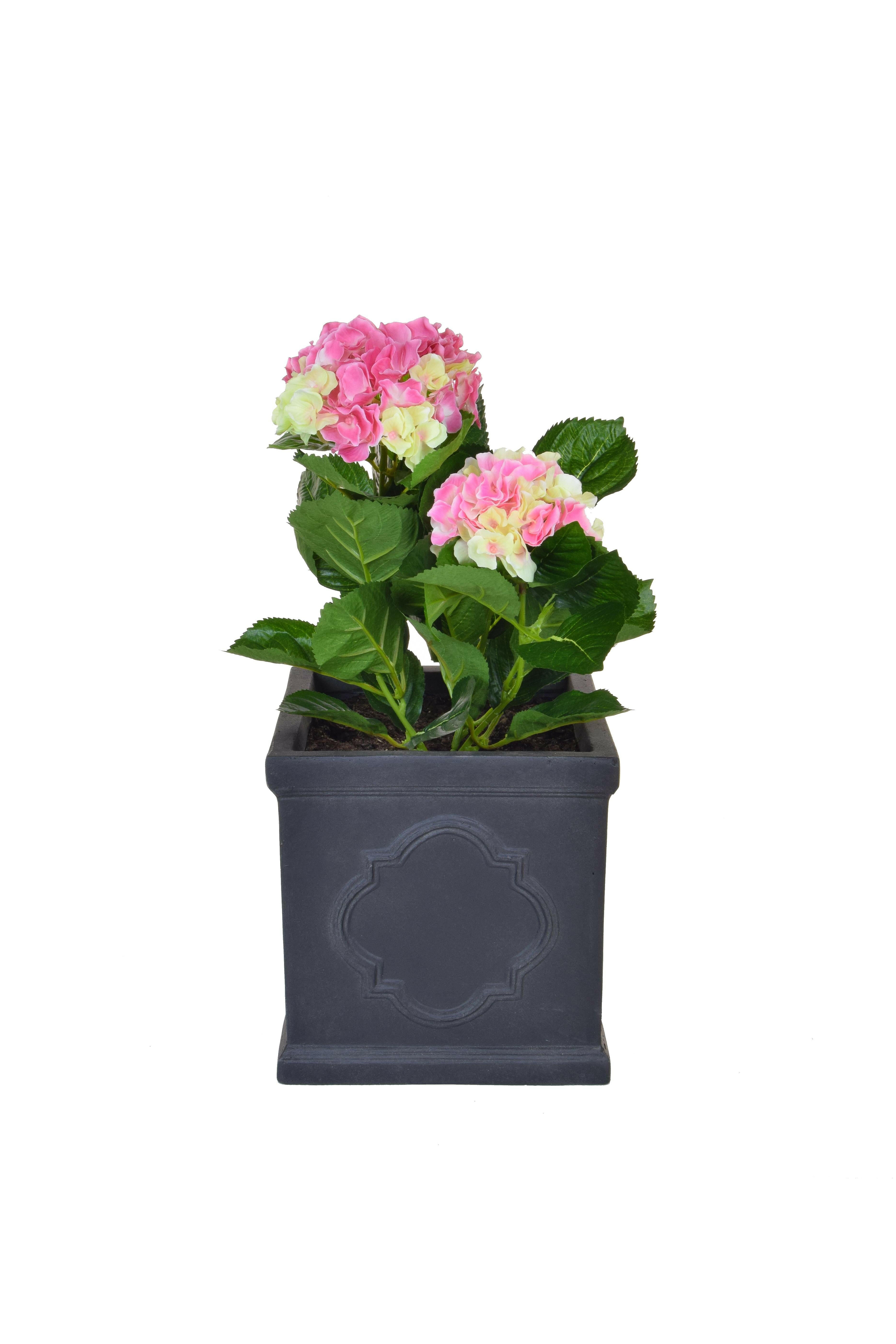 Artificial Silk Hydrangea Display