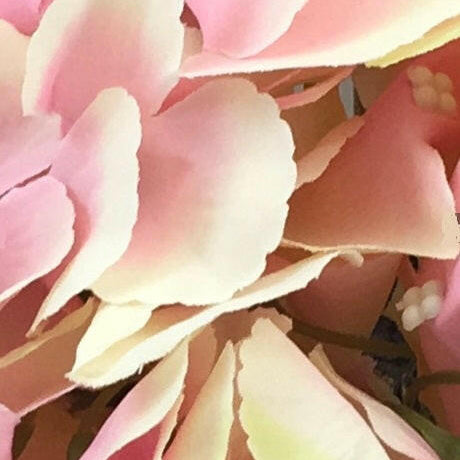 Artificial Silk Hydrangea Flower Heads x 100pcs