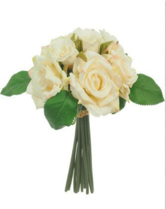 Artificial Silk Mini Tea Rose Hand Tie