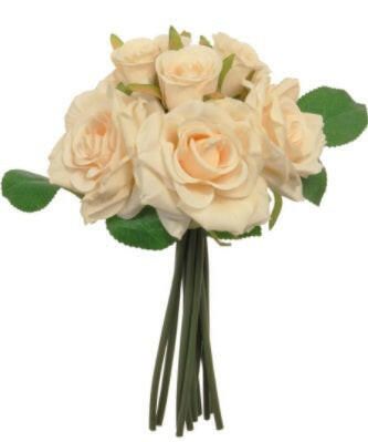 Artificial Silk Mini Tea Rose Hand Tie