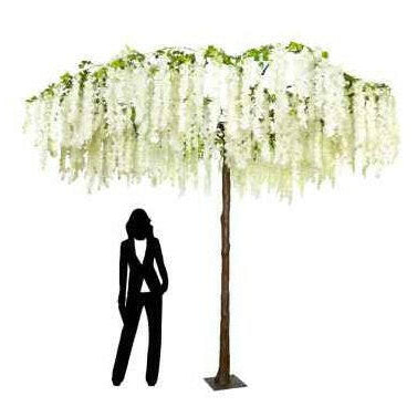 Artificial Silk Umbrella Wisteria Tree