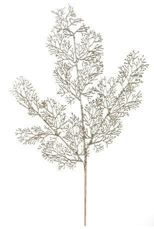 Artificial Glitter Coral Spray