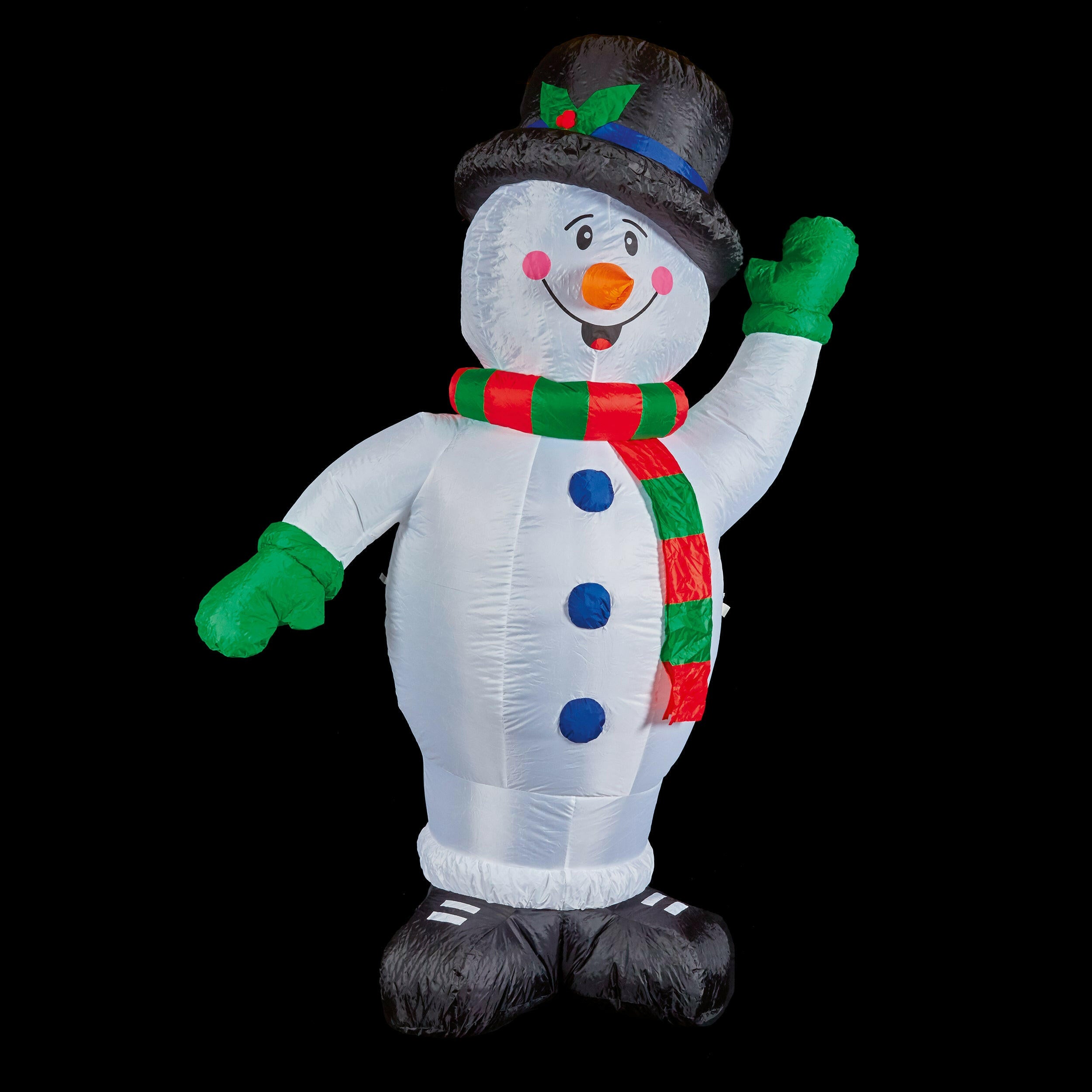 Inflatable Snowman With Hat & Scarf 2.4m