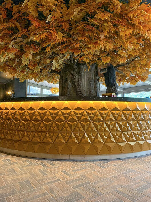 Deluxe Artificial Silk Hand Built Column Wrap Maple Tree – Just Artificial
