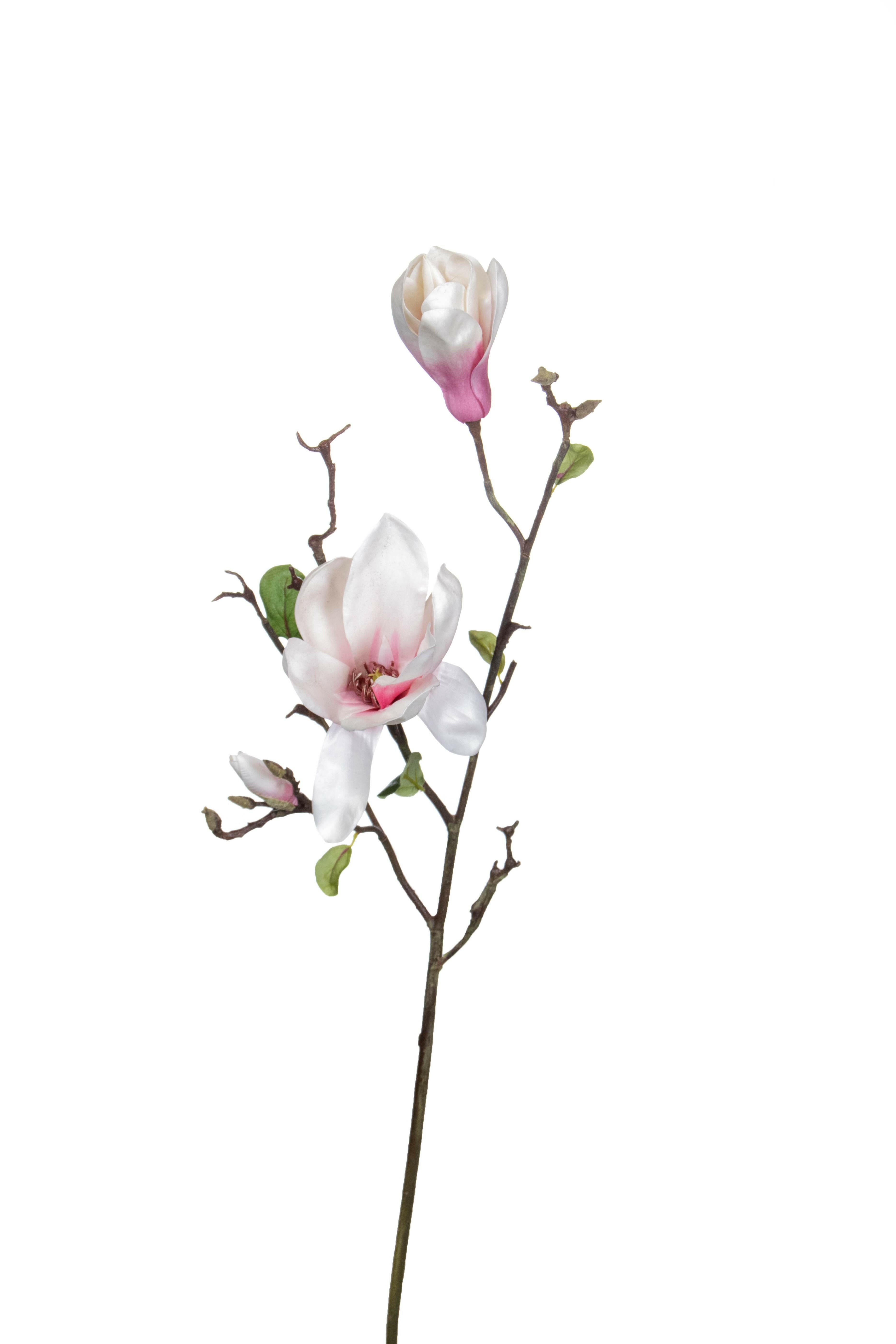 Artificial Silk Magnolia Large Pick Spray