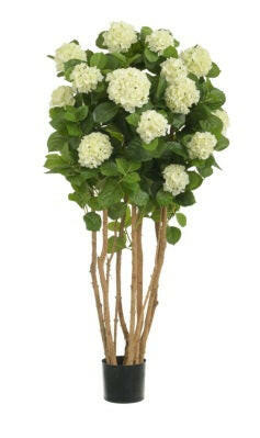 Artificial Silk Hydrangea Tree