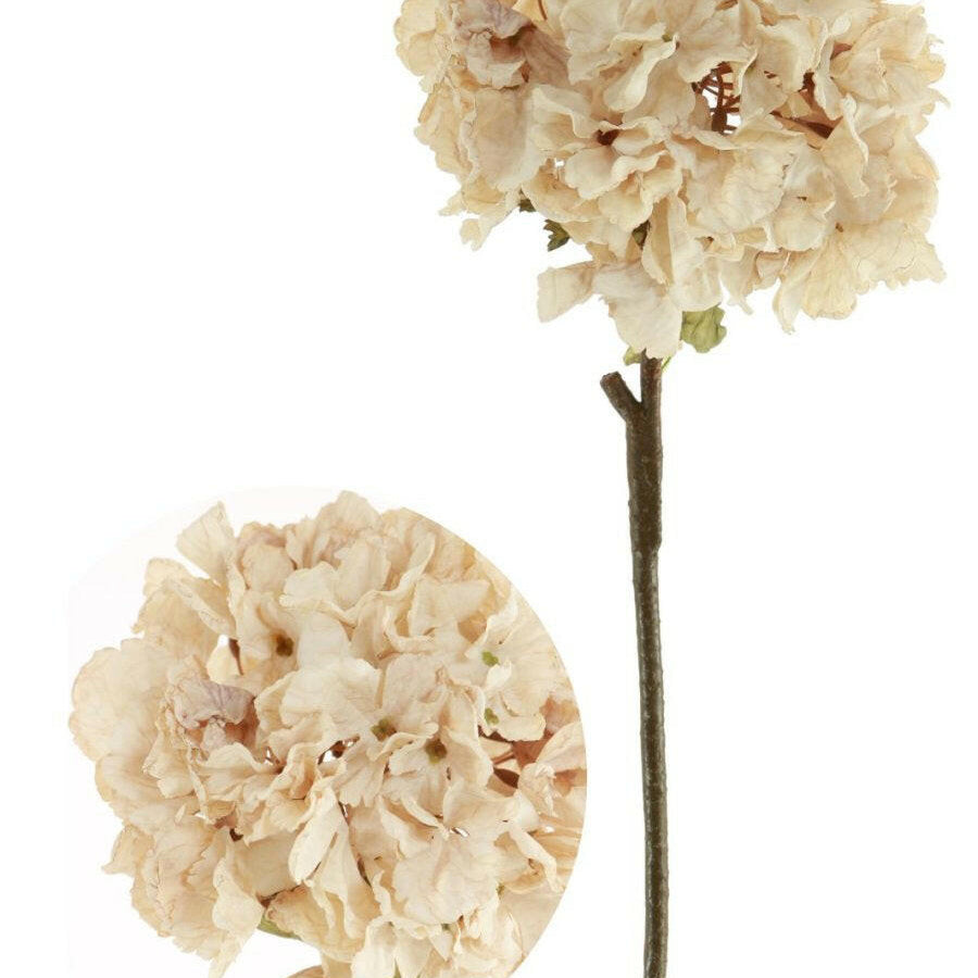 Artificial Dried Touch Ruffled Hydrangea 