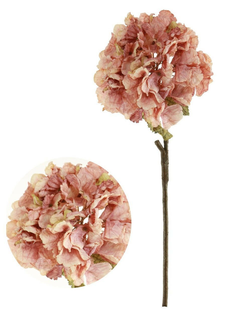 Artificial Dried Touch Ruffled Hydrangea 