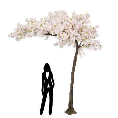 Artificial Silk Curved Cherry Blossom Bespoke Tree