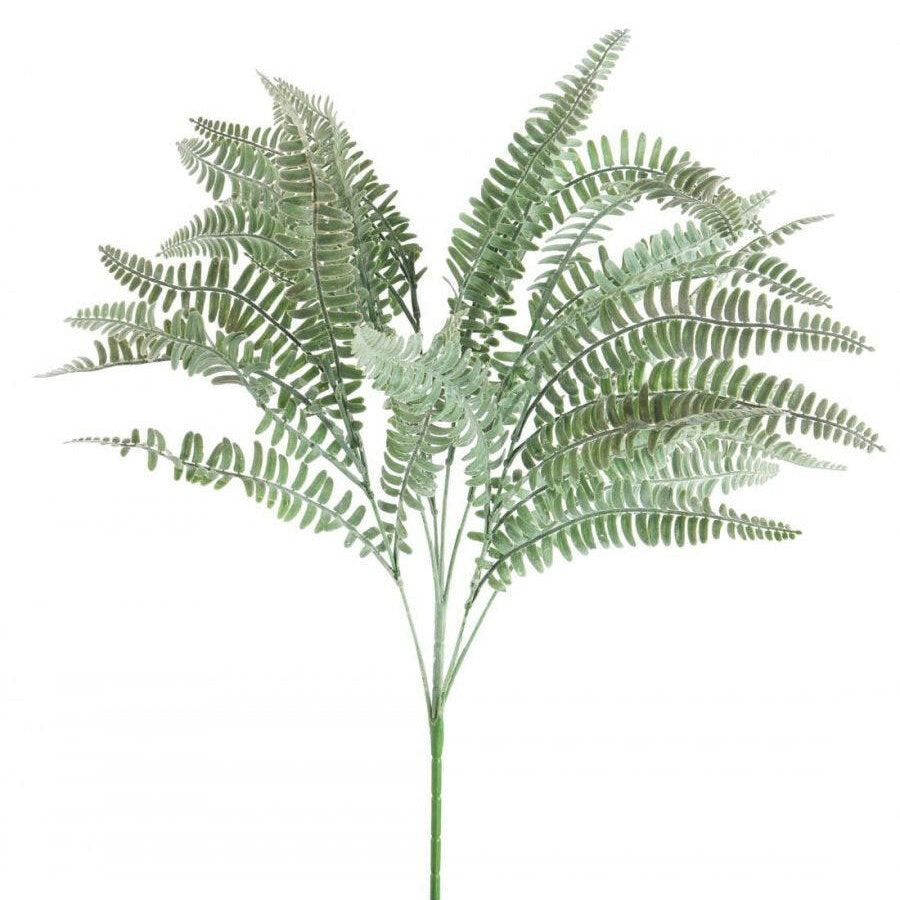 Justartificial Frosted Soft Fern Bunch UV