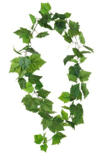 Justartificial Grape Leaf Garland UV Green