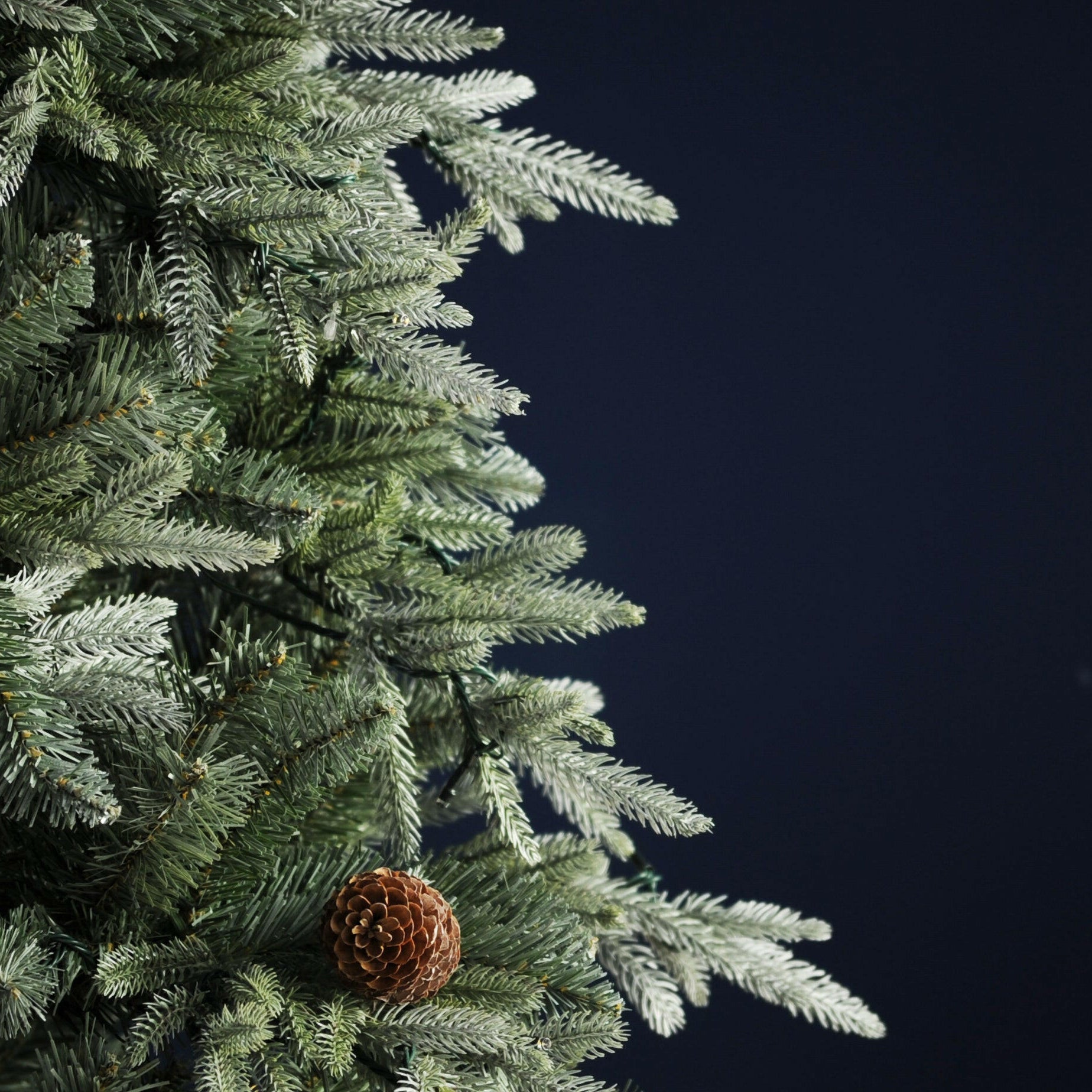 Justartificial.co.uk Caledonian Pine Christmas Tree close up