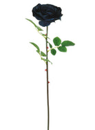 Justartificial.co.uk Tudor Open Rose Midnight Blue 74cm