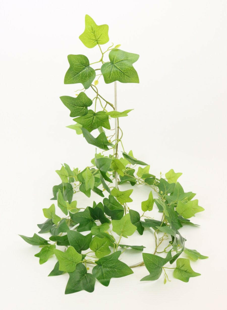Justartificial.co.uk Large Printed Ivy Leaf Garland Green