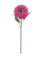 Justartificial.co.uk Flocked Dried Touch Gerbera Hot Pink