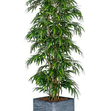 Justartificial.co.uk artificial Mini Bamboo Tree shown in planter