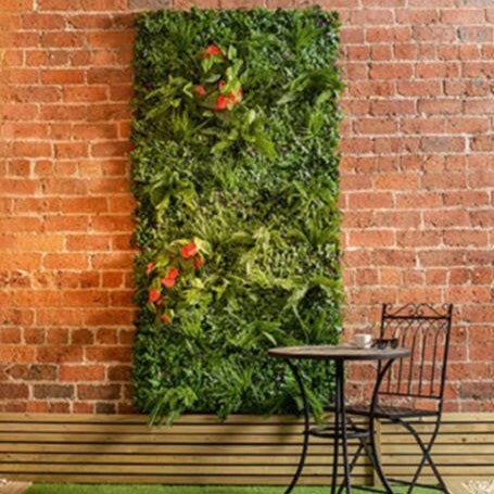 Justartificial.co.uk Ivy Fern and anthurium Living Wall