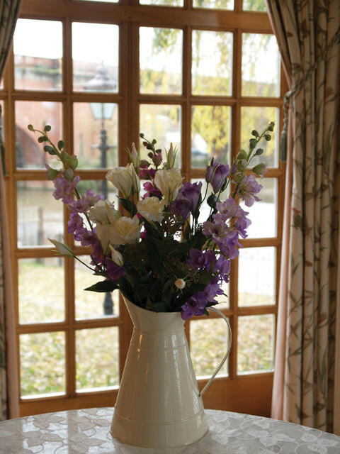 Artificial Silk Small Delphinium Arrangement