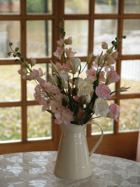 Artificial Silk Small Delphinium Arrangement