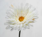 Artificial Silk Flocked Stem Gerbera