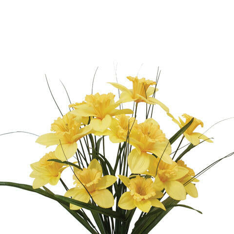 Artificial Silk Daffodil Bush