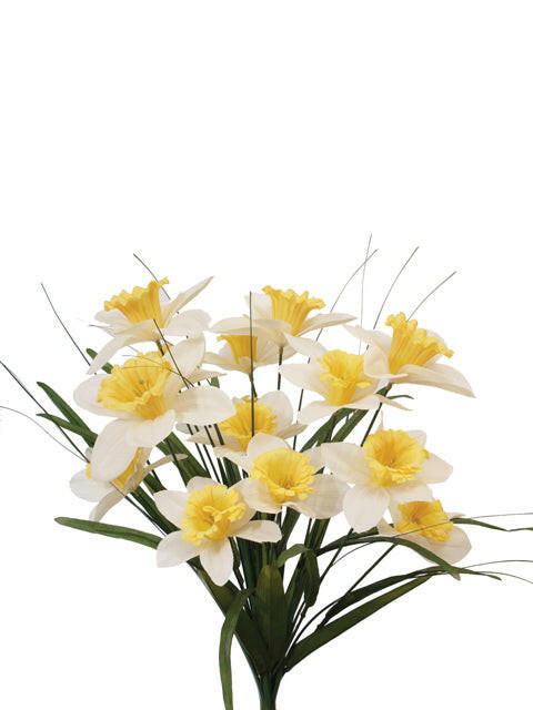 Artificial Silk Daffodil Bush