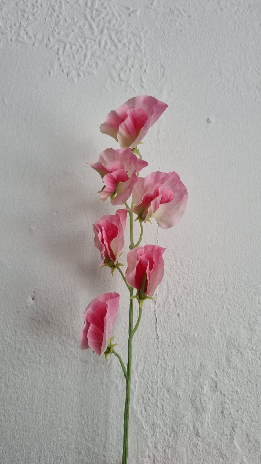 Artificial Silk Sweet Pea Single Stem Flower