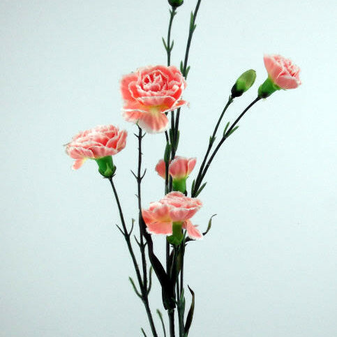 Artificial Silk Carnation Flowers Spray