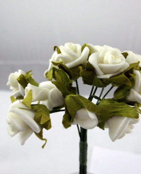Artificial Polyfoam Rose Bunches